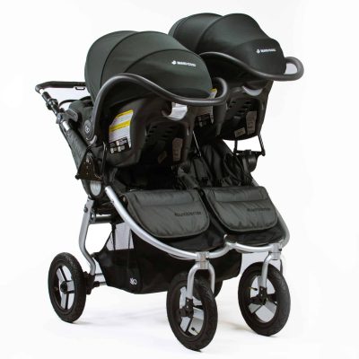 Double jogging stroller store car seat compatible