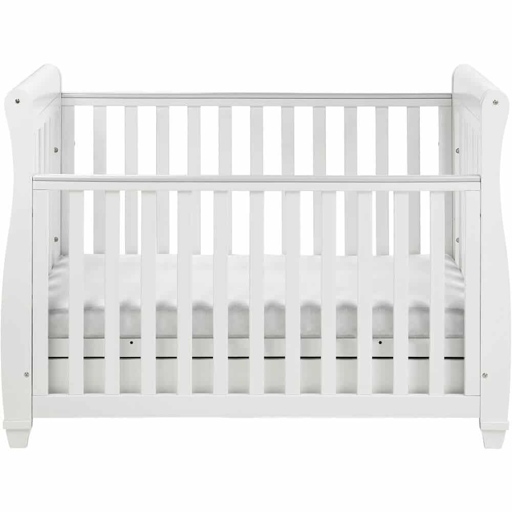 Dropside cot cheap with mattress