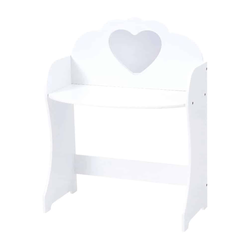 White heart on sale dressing table