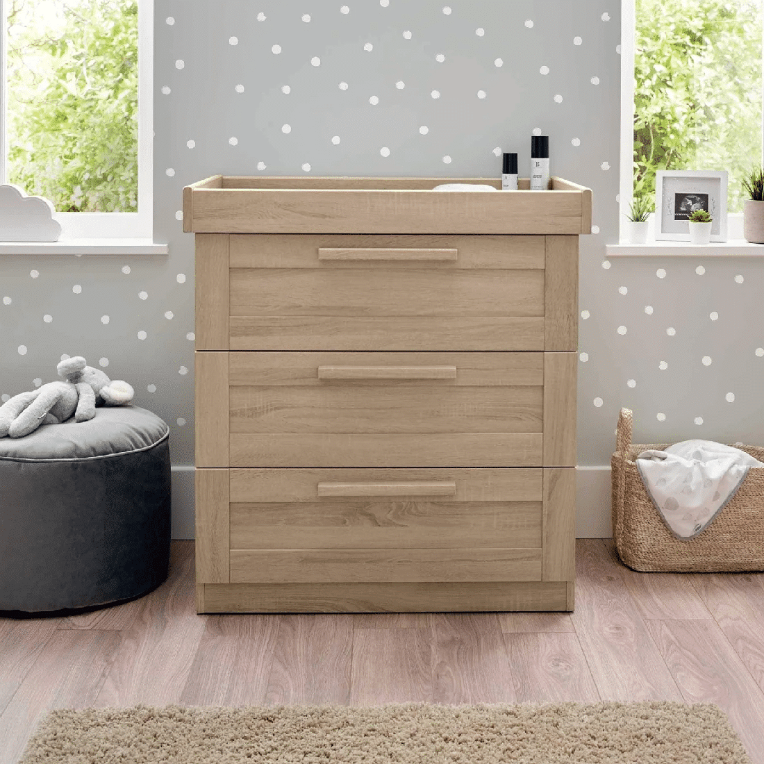 Mamas and papas cheap under cot storage oak